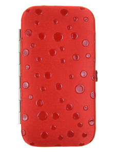 Dámská manikúra SEGALI 230404-036 červená s puntíky