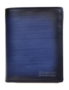 Pánská peněženka kožená SEGALI 929 204 2519 modrá/černá