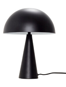 Černá kovová stolní lampa Hübsch Mush 33 cm