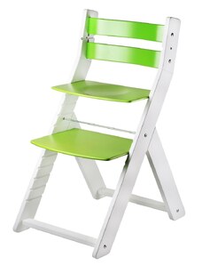 Wood Partner Rostoucí židle Sandy - bílá / zelená