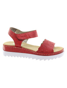 RIEKER Dámské letní sandály červené V44F0-33-355