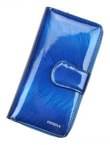 Dámská kožená peněženka Patrizia FF-116 modrá