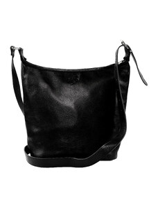 Dámská kožená taška černá RANJÁNA - SAJO, řemeslná výroba