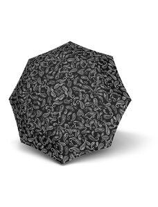 Doppler Magic Fiber Black & White dámský plně automatický deštník