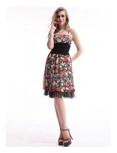Ever Pretty krátké květované letní společenské šaty