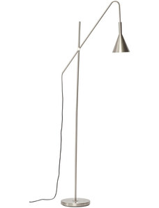 Stříbrná kovová stojací lampa Hübsch Rope 167 cm