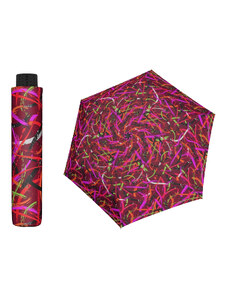 Doppler HAVANNA Expression ultralehký skládací deštník vínový se vzorem