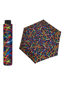 Doppler HAVANNA Expression ultralehký skládací deštník modrý se vzorem