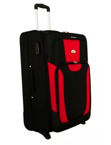 Cestovní kufr RGL 1003 černá/červená - velký