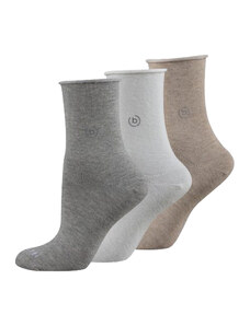 BUGATTI Dámské ponožky grey viol 3P 6956.3P-156-734