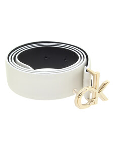 CALVIN KLEIN Dámský kožený pásek bílý K60K607944-YAF-622