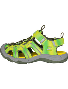 Alpine Pro Anguso Dětské sandály KBTT279 Neon zelená 28