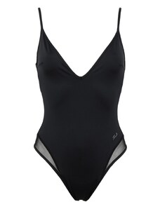 Karl Lagerfeld dámské jednodílné černé plavky SPORTY