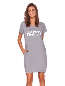 Doctor Nap Mateřská noční košile 9504 Happy Mommy Grey