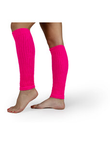 VFstyle fluo růžové Návleky na nohy 35 cm