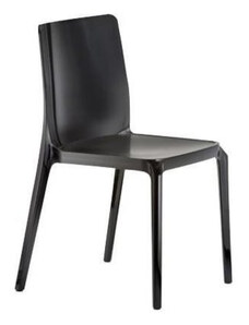 Pedrali Černá plastová jídelní židle Blitz 640
