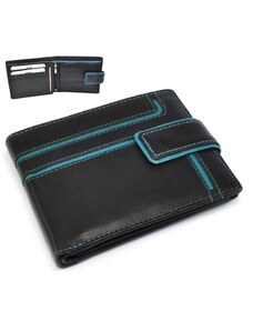 Dariya bags Černá kožená pánská peněženka
