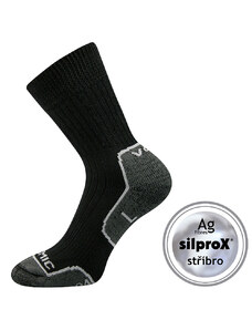 ZENITH trekingové antibakteriální ponožky se stříbrem Voxx Černá 35-37