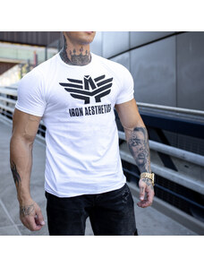 Ultrasoft tričko Iron Aesthetics W&B, bílé