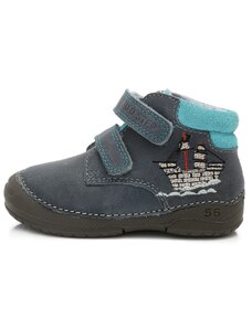 19 D-D-Step chlapecká kotníková obuv 038-251 modrá