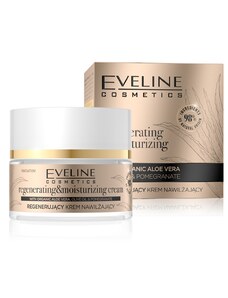 Eveline cosmetics ORGANIC GOLD Regenerační / hydratační pleťový krém 50 ml
