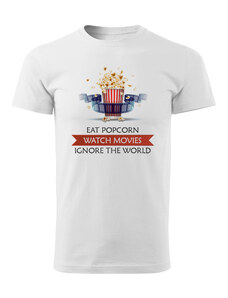 Grooters Filmové tričko - Eat Popcorn, Watch Movies