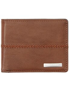 quiksilver Pánská peněženka stitchy 3 wallet chocolate brown - csd0