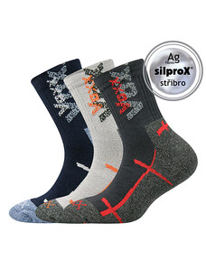 WALLÍK dětské antibakteriální sportovní ponožky se stříbrem Voxx
