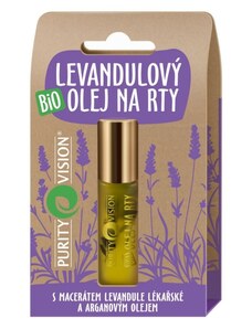 PURITY VISION Bio Levandulový olej na rty 10 ml