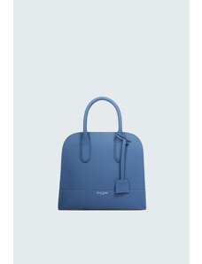 Emblemm Tone Bag Grainy Leather Blue/Silver