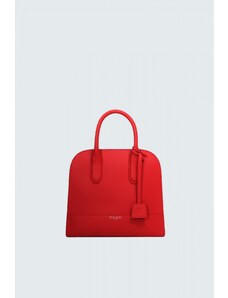 Emblemm Tone Bag Smooth Leather Red/Silver