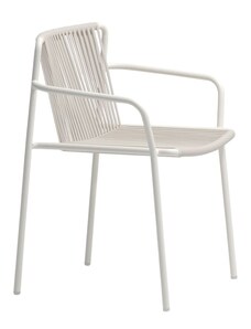 Pedrali Bílá kovová zahradní židle Tribeca 3665