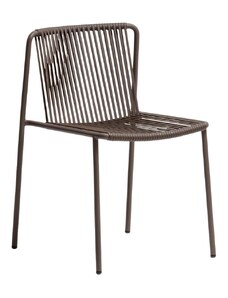 Pedrali Tmavě hnědá kovová zahradní židle Tribeca 3660