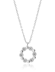 OLIVIE Stříbrný náhrdelník KRUH 5202