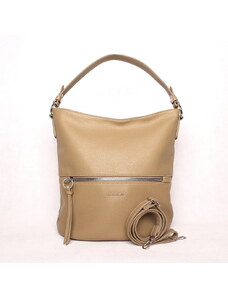 Hnědozelená (khaki) kabelka na rameno i crossbody David Jones 6518-1