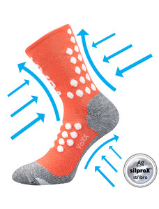 FINISH kompresní barevné sportovní ponožky Voxx