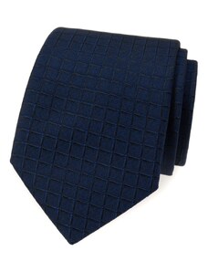 Modrá kravata se čtvercovou strukturou Avantgard 559-390