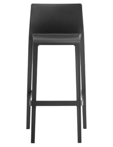 Pedrali Černá plastová barová židle Volt 678 76,5 cm