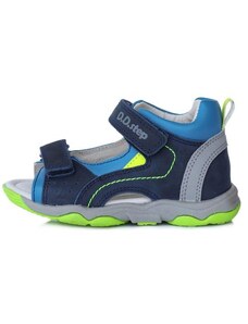 Chlapecké modré kožené sandály D.D.step AC64-529A