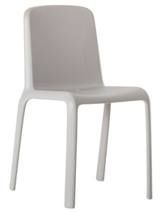 Pedrali Světle šedá plastová jídelní židle Snow 300