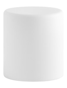 Pedrali Bílý kulatý plastový taburet Wow 480 O 40 cm