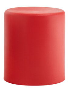 Pedrali Červený kulatý plastový taburet Wow 480 O 40 cm
