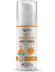 WoodenSpoon Baby & Family opalovací tělové mléko SPF30 50 ml