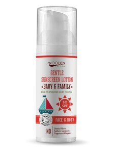 WoodenSpoon Baby & Family opalovací tělové mléko SPF50 50 ml