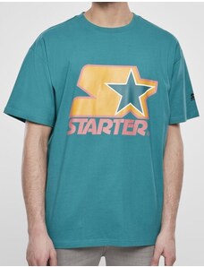 Tričko Starter Colored Logo Tee - green/yellow/rose