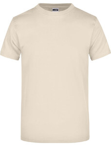 James & Nicholson Pánské tričko s krátkým rukávem James & Nicholson (JN002) Kamenná S