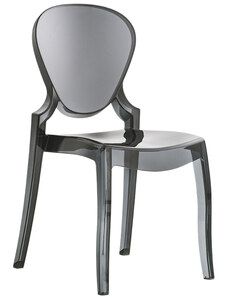 Pedrali Kouřová plastová jídelní židle Queen 650