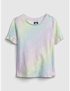 GAP Dětské top pocket wash effect t-shirt - Holky