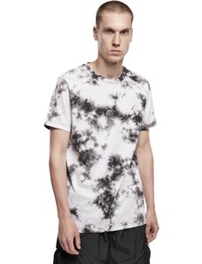 Urban Classics Black Tie Dye Tee white/black