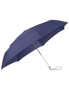 Samsonite Skládací automatický deštník Alu Drop S Slim tmavě modrá